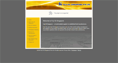Desktop Screenshot of fujioil.com.sg