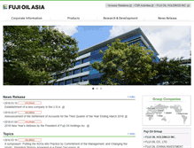 Tablet Screenshot of fujioil.asia
